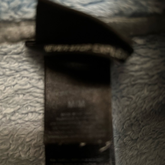 The North Face Women's Jacket Osito Zip Soft Fleece Jacket Light Blue - Picture 4 of 5